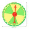 ibasenice 4 Sets Game Wall Prize Wheel Sturdy Plastic Raffle Wheel for Boys and Girls Decorative Wall Turntable view 2