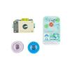 Replacement Parts for Fisher-Price Click-Away Camera Playset - GMN40 ~ Replacement Bag Includes Wooden Camera, 2 Plastic Camera Lenses and Felt Passport view 1