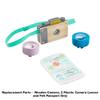 Replacement Parts for Fisher-Price Click-Away Camera Playset - GMN40 ~ Replacement Bag Includes Wooden Camera, 2 Plastic Camera Lenses and Felt Passport view 2