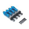 4PCs/1set Metal Front&Rear Universal Shock Absorber for Wltoys 124019 124018 124017 124016 144002 144001 RC Car Upgrade Parts ( Color : Blue ) view 1