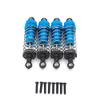 4PCs/1set Metal Front&Rear Universal Shock Absorber for Wltoys 124019 124018 124017 124016 144002 144001 RC Car Upgrade Parts ( Color : Blue ) view 3