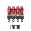 4PCs/1set Metal Front&Rear Universal Shock Absorber for Wltoys 124019 124018 124017 124016 144002 144001 RC Car Upgrade Parts ( Color : Blue ) view 4