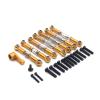 BAIJAC 144010 144001 02 124017 124016 124018 124019 RC Car Metal Upgrade Parts, Tie Rod & Servo Arm Conversion Parts, 6 Colors ( Color : Gold ) view 1