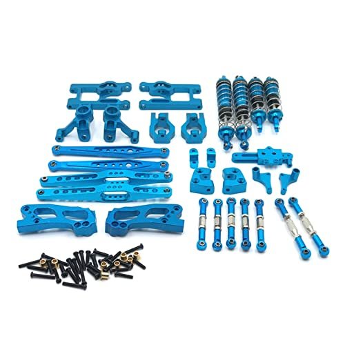 12428 Parts 12423 Upgrade Accessories Feiyue Fy03 Kit for Feiyue FY03 WLtoy 12428 12423 1/12 RC Buggy Car Parts 13 Piece ( Color : Blue )
