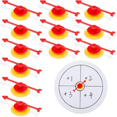 Sotiff 20 Pcs Small Arrow Spinners for Game Bulk 4 Inch Mini Spinner Board Game Spinners Plastic DIY Board Replacement Party Classroom Home School Projects Probability Activities(4 Inch)