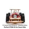 Pica Toys Wooden 2.4Ghz Wireless Remote Control Racing Car Kit F1 - Science Project for for Kids,Students,Education,School Model Car Kit to Build Experiment (3 Pack of Red) view 4