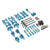 Compatible with LC Racing 1/14 LC12B1 EMB-1H-DTH-MTH RC Car Metal Liter Class Spare Parts Including Swing Arm Connecting Rod, etc. Retrofit Kits ( Color : Blue ) view 1