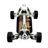 BAIJAC for WLtoys 124019 124017 1/12 RC Car Upgrade Parts All Metal Assembled Frame Chassis with Wheel Set Spare Accessories ( Color : Silver ) view 1