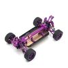 BAIJAC for WLtoys 124019 124017 1/12 RC Car Upgrade Parts All Metal Assembled Frame Chassis with Wheel Set Spare Accessories ( Color : Silver ) view 2