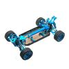 BAIJAC for WLtoys 124019 124017 1/12 RC Car Upgrade Parts All Metal Assembled Frame Chassis with Wheel Set Spare Accessories ( Color : Silver ) view 4