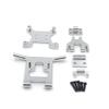 BAIJAC Metal Upgrade Fittings Front Guard&Bumper for 1/12 Wltoys 124018,124019 1/14 Wltoys 144001 RC Car Upgrade Parts ( Color : Silver ) view 1