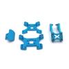 144002 144001 124017 124019 RC Car Metal Upgrade Kit, Shock Absorber Bracket & Rear Wing & Front Bumper, Multicolor ( Color : Blue ) view 3