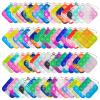 120 Pcs Mini Pop Bubble Fidget Toys, Silicone Keychain Small Pop Bulk for Party Favors, Classroom Prizes, Reliever Hand Toy Goodie Bag Stuffers Halloween Christmas Birthday Gifts for Kids Students view 1