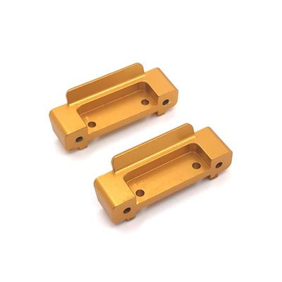 BAIJAC A949 A959 A959B A969B A979B K929 RC Car Metal Modification Parts, Upgrade a Set of Front and Rear Bumpers, 4 olors ( Color : Gold )