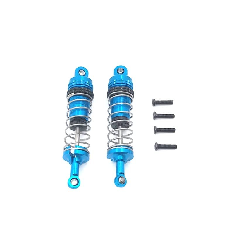 144010 144001 144002 124016 124017 124018 124019 RC Car All-Metal Upgrade Parts, Modified Hydraulic Shock Absorber ( Color : Blue )