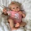 Pinky Reborn Dolls-19 Inch Lifelike Baby Dolls, Silicone Full Body Eyes Opened Newborn Baby Looks Realistic Real Baby Dolls Anatomically Correct Child Toys Birthday Gifts view 1
