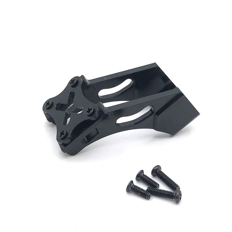 124017 124019 144001 144002 RC Car Spare Parts Tail Fixed Bracket Rear Wing Fixing Bracket 144001-1258 ( Color : Black )