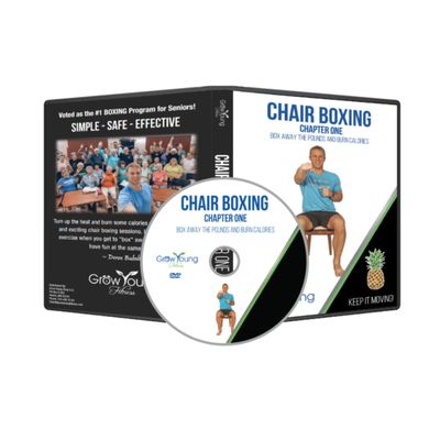 Grow Young Fitness Chair Boxing for Seniors - Chapter One Seated Boxing Exercises - Senior Exercise DVD