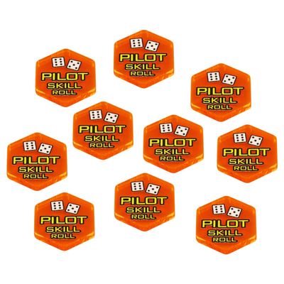 LITKO Mecha Combat Actions Token Set | Compatible with BattleTech (Pilot Skill Check)
