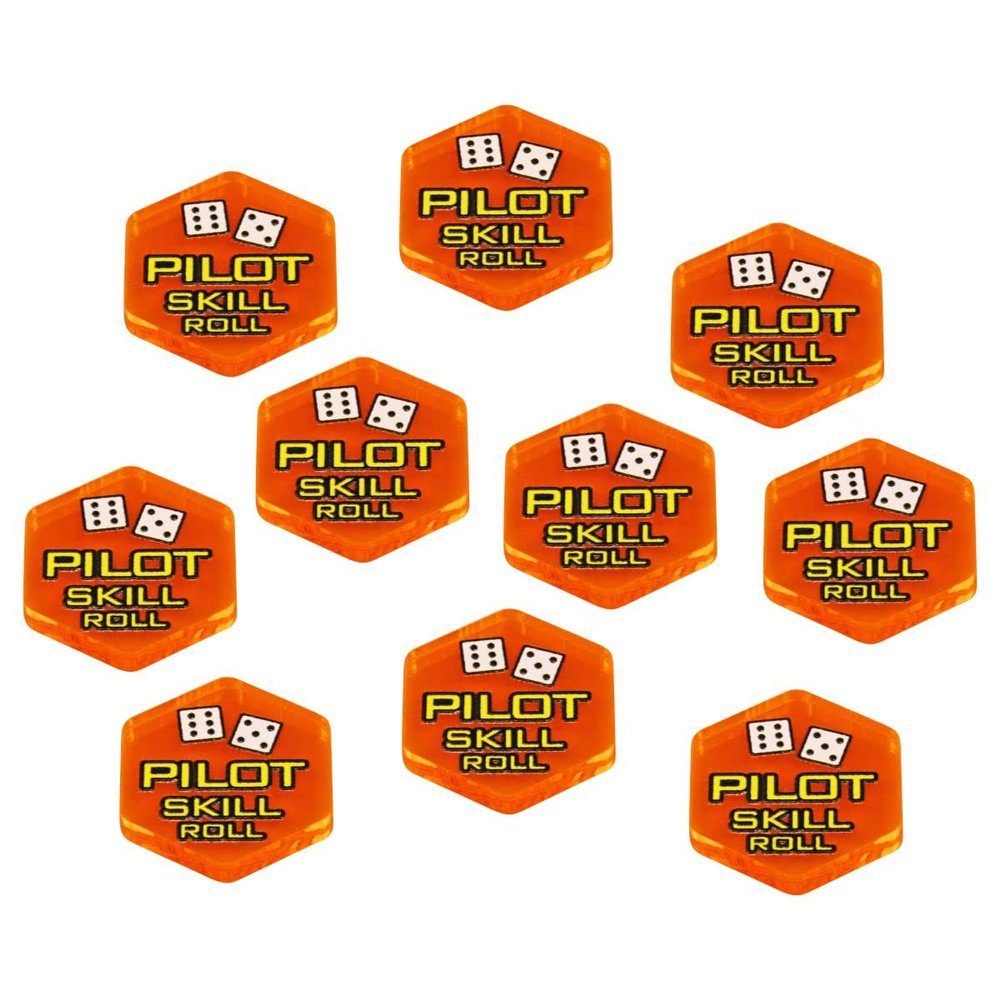 LITKO Mecha Combat Actions Token Set | Compatible with BattleTech (Pilot Skill Check)