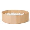 Ball Pits for Toddlers, Play Pool with Storage Bag for Baby Girls Boys Kids as Play Yard, Baby Playpen, Fence, Oxford Cloth Portable & Foldable Ball Pool, Beige view 1