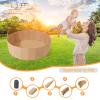 Ball Pits for Toddlers, Play Pool with Storage Bag for Baby Girls Boys Kids as Play Yard, Baby Playpen, Fence, Oxford Cloth Portable & Foldable Ball Pool, Beige view 4