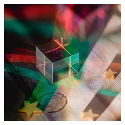 Prisms & Kaleidoscopes Triangular Prisma Crystal Photographic Prisme Color Prisms Physics Experiment Science Classroom Optics Kits (Color : Cube Prism40X40X40MM)