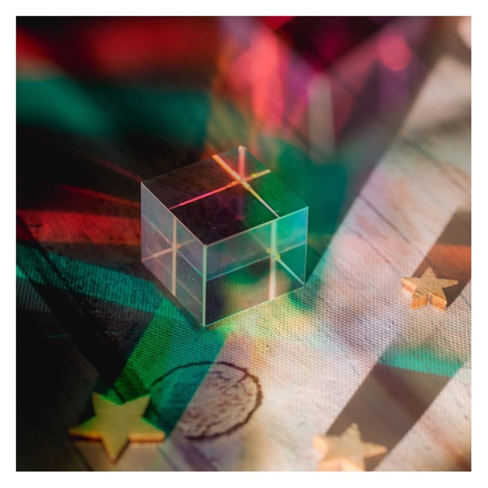 Prisms & Kaleidoscopes Triangular Prisma Crystal Photographic Prisme Color Prisms Physics Experiment Science Classroom Optics Kits (Color : Cube Prism40X40X40MM)