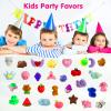 100 Pcs Kawaii Squishies Party Favors for Kids 4-8-12, Mochi Squishy Toys Treasure Box Toys for Classroom Prizes,Stress Relief Fidget Toys Birthday Gift for Boys Girls Goodie Bag Pinata Stuffers view 2