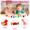 100 Pcs Kawaii Squishies Party Favors for Kids 4-8-12, Mochi Squishy Toys Treasure Box Toys for Classroom Prizes,Stress Relief Fidget Toys Birthday Gift for Boys Girls Goodie Bag Pinata Stuffers view 3