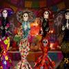 amae INCENSE LA Catrina Dia de Los Muertos Sculptured Papel Mache Figurine TWO10.6 Tall Artisan Made Figurine view 1
