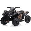 Kids Ride on ATV, 6V Battery Powered Kids Electric Vehicle, 4 Wheeler Quad w/Headlights, MP3, USB, Volume Control, Large Seat, Electric Ride on Toys Best Gifts for 18-36 Months Boys Girls (Black) view 1