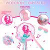 Ferraycle Mermaid Piata for Birthday Party Girl, Mermaid Party Supplies Piata with Blindfold, Bat and Confetti, Sea Ocean Theme Decorations for Games Celebration Activities, 13.39 x 13.78 inch view 3