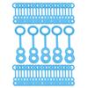 E-outstanding 50pcs Plastic Porous Bubble Stick Bubble Wand for Outdoor Bubble Making Interactive Toys Soap Bubbles, Blue view 1