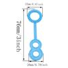 E-outstanding 50pcs Plastic Porous Bubble Stick Bubble Wand for Outdoor Bubble Making Interactive Toys Soap Bubbles, Blue view 2