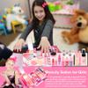 Kids Makeup Sets for Girls - 54 PCS Girl Toys, Washable Makeup for Kids 8-12, Maquillaje para Nias, Play Makeup Set for Kid 3-5, Non Toxic Girls Makeup Sets, Princess Stuff Girl Birthday Gift(Pink) view 4