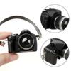 Dollhouse Miniature Camera 1Pc Dollhouse Miniature Digital SLR Camera Dolls House Decor Accessory for Dollhouse Decals Plastic Toy Camera(Style 1) view 2