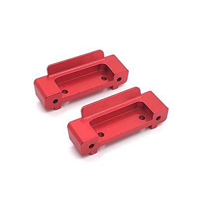 BAIJAC A949 A959 A959B A969B A979B K929 RC Car Metal Modification Parts, Upgrade a Set of Front and Rear Bumpers, 4 olors ( Color : Red )