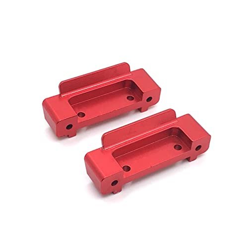 BAIJAC A949 A959 A959B A969B A979B K929 RC Car Metal Modification Parts, Upgrade a Set of Front and Rear Bumpers, 4 olors ( Color : Red )