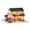 TOPBSFARNY Dollhouse Miniature Handmade House Kit Hong Scene Handmade Model DIY Wooden LED Light Model Collection Crafts Birthday Gift (BM334) view 1