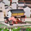 TOPBSFARNY Dollhouse Miniature Handmade House Kit Hong Scene Handmade Model DIY Wooden LED Light Model Collection Crafts Birthday Gift (BM334) view 3