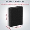 Card Dividers for Storage Boxes Trading Box Dividers Multifunction Card Sponge Shock Absorbing Sponge Suitable for Almost All Boxes to Fill Extra Space Security Black(40 Pcs) view 2
