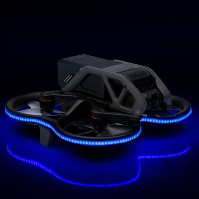 LED Light Strip for DJI Avata,Light-Emitting Anti-Collision Night Fight Warning Light Strip,Drone Quadcopters Accessories (Blue)