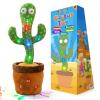 Ayeboovi Baby Toys Dancing Talking Cactus, Volume Adjustable Mimicking Recording Cactus Toy Repeats What You Say, Toddler Toys Singing Cactus with 120 Songs, Tummy Time Toys for Kids Boys Girls view 1