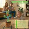 Ayeboovi Baby Toys Dancing Talking Cactus, Volume Adjustable Mimicking Recording Cactus Toy Repeats What You Say, Toddler Toys Singing Cactus with 120 Songs, Tummy Time Toys for Kids Boys Girls view 4