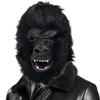 PartyHop Chimpanzee Monkey Chimp Head Mask Black Animal Latex Full Head Realistic Masks Fancy Dress for Halloween Carnival Costume Party view 1