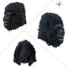 PartyHop Chimpanzee Monkey Chimp Head Mask Black Animal Latex Full Head Realistic Masks Fancy Dress for Halloween Carnival Costume Party view 3