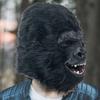 PartyHop Chimpanzee Monkey Chimp Head Mask Black Animal Latex Full Head Realistic Masks Fancy Dress for Halloween Carnival Costume Party view 4