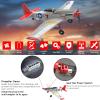 HTLNUZD Remote Control Aircraft Plane 4 Channels 768-1P51D, Wingspan EPO Warbird Radio One Key Aerobatic Controlled Plane RTF view 2
