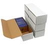 EBOAUSI 4-Pack  3200-Count Trading/Gaming Card Box  Fits Toploaders & Sports Cards  Heavy-Duty Cardboard Organizer view 1